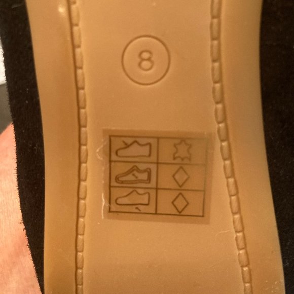 J Crew Black Suede Ballet Flats - NWOT - Picture 4 of 9